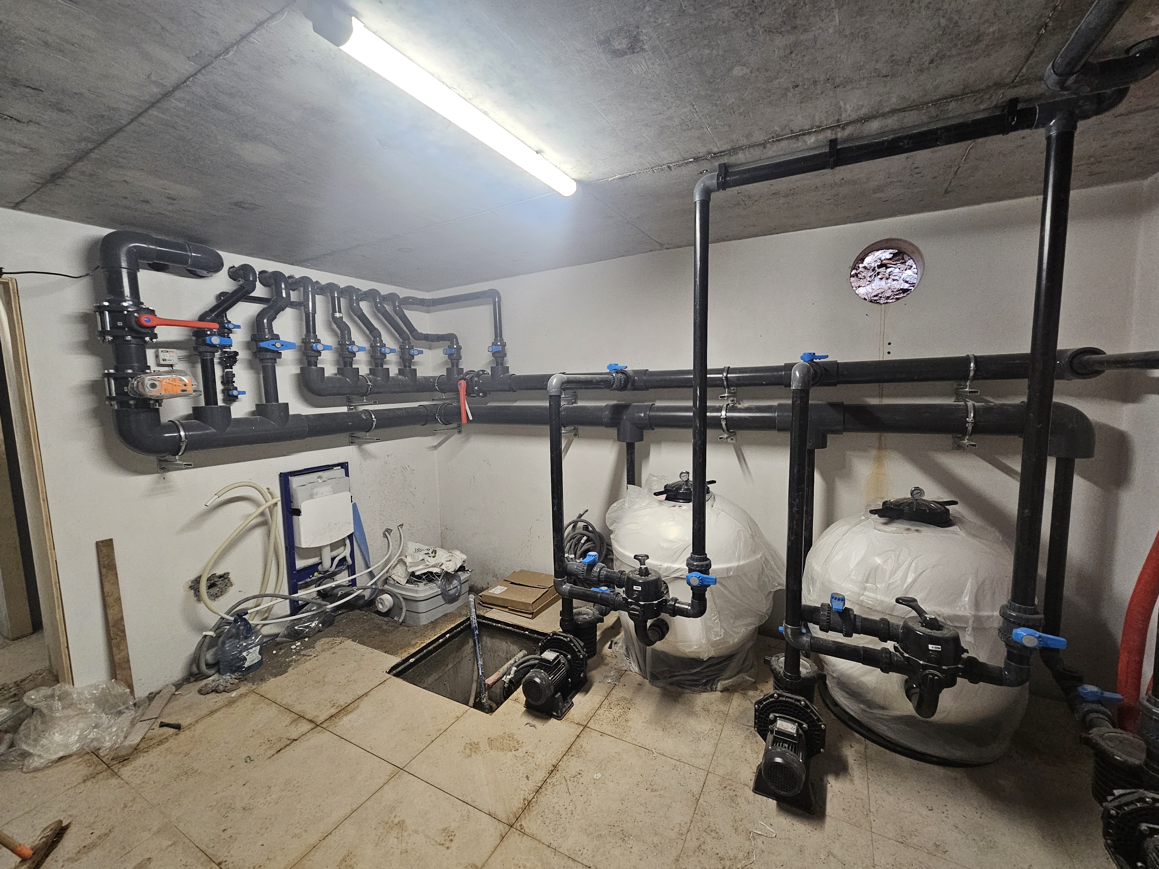 Rénovation complète local technique